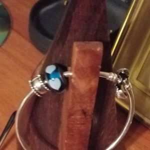 Pandora blue heart charm